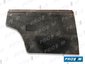 Pro//M Carrocería 01010 - Panel de puerta trasero derecho con pulsador Seat 124