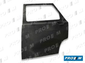 Pro//M Carrocería PPTIR6CM - Panel de puerta trasero izquierdo con marco Renault 6