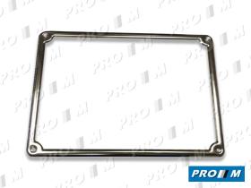 Clásicos 6005164 - Portamatricula trasero cuadrado cromo Seat
