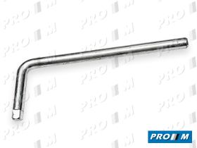 Caucho Metal LL10C - Llave tapón cárter 10mm cuadradillo