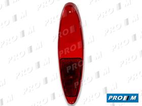 Lucas 577259 - Tulipa piloto trasera roja Vauxhall Velox 1960