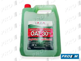 Iada 50555 - Anticongelante 5 Litros 30 % ORGANICO (VERDE)