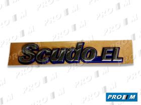 Fiat 1478599693 - Anagrama Fiat Scudo ""SCUDO_EL"" adhesivo 165mm