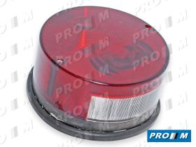 Prom Iluminación PU100 - Piloto rojo con matricula redondo universal