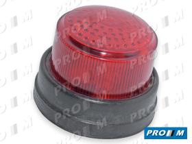 Prom Iluminación PU90 - Piloto rojo con matricula redondo universal