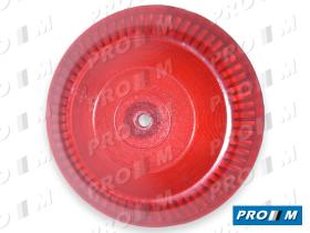 Prom Iluminación TUA125 - Tulipa piloto redonda roja universal americana