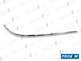 Mercedes A2098851021 - Moldura paragolpes delantera derecha cromada MB CLK W209