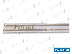 Accesorios PAB122 - Pegatinas laterales ABARTH 122cm ( juego 4 unid) 122cm