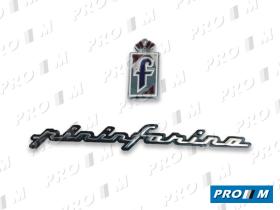 Material Peugeot 8659.YX - Anagrama Peugeot ""PININFARINA"" "" F"" P406 Coupé P306 Cabr