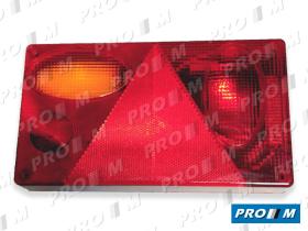 FAROS Y PILOTOS 131390000300 - PILOTO UNIVERSAL IZQU 4 SERV + REFLEX + ANTINIEBLA 239X139MM