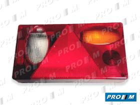 FAROS Y PILOTOS 131390000000 - Piloto universal dcho 4 serv. + réflex + m.atrás 239x139mm