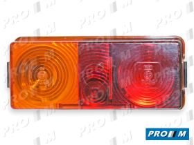 Prom Iluminación 30316 - Piloto tractor trasero izquierdo ámbar rojo con luz matricul