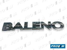 SUZUKI 77824 - Anagrama ""BALENO"" adhesivo cromo Suzuki