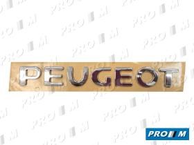 Material Peugeot 1872 - Anagrama Peugeot cromado "" P E U G E O T ""