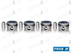 Seat Clásico 92914600 - Juego de pistones Seat 127 903CC STD 65mm