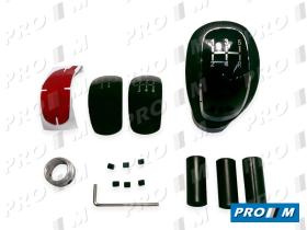 Accesorios 604015 - Kit pomos cambio marchas piel ROYA 5 y 6 Velocidades