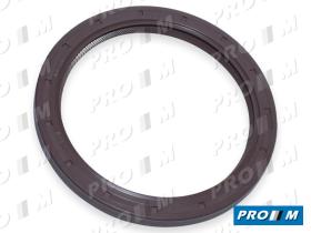 Caucho Metal 80X100X8 - Retén 80X100X8mm doble labio giro izquierda