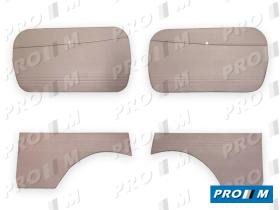 Clásicos JT600DCA - Juego de tapizados en marrón camel Seat 600 D