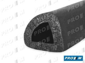 Caucho Metal 190004H - Goma contorno de puerta hueca Renault 4