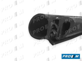 Caucho Metal 190205 - Goma contorno de puerta doble labio Peugeot