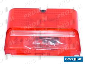 Prom Iluminación 1310402 - Piloto matricula universal rojo  109X57MM