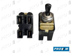 Femsa CPA8-9 - Interruptor cuadro universal negro 4 terminales 2 posiciones