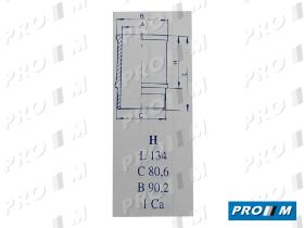 Renault Clásico CM76MM - Camisa cilindro motor 1397cc 76mm