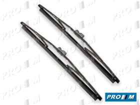 Accesorios JEC41 - Juego escobillas de limpiaparabrisas cromadas 41cm   7.2mm