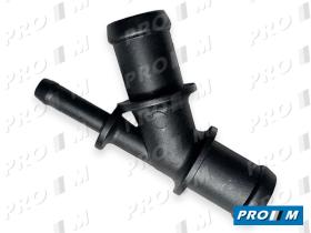 Caucho Metal 12796 - Brida de agua Volkswagen 3 vias