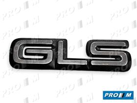 Opel ANAO09 - Anagrama GLS cromo-negro adhesivo