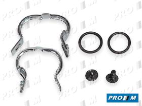 Caucho Metal ABR283 - Kit de abrazaderas radiador de calefacción