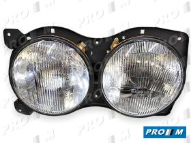 Seat Clásico 93000900 - Soporte de faro y faros izquierdo Seat 128  CE Carello