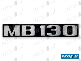 Mercedes ANAMB130 - Anagrama de aluminio MB130