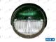 Prom Iluminación 335V - Piloto trasero redondo con visera verde-blanco Pegaso