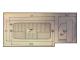 Accesorios CRN3213 - Faro cuadrado antiniebla amarillo H-3 Renault moderno